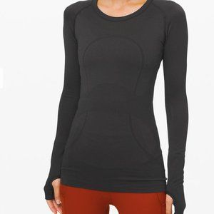 Navy Blue Lululemon Swiftly Tech Long Sleeve Crew